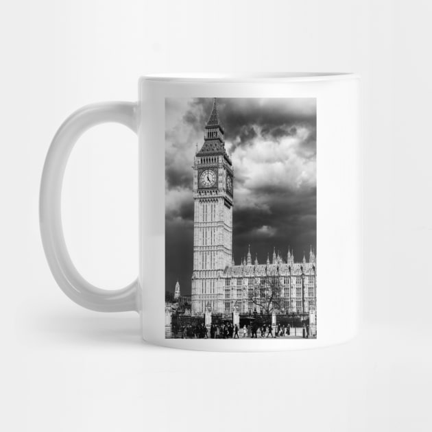 Storm Clouds Gather over Big Ben and the Houses of Parliament by GrahamPrentice